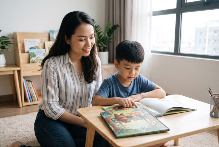 Chiến lược dạy con đọc sách theo từng cột mốc phát triển