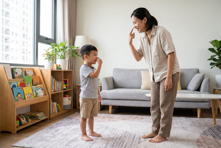 Thiết kế các trò chơi vận động kết hợp ngôn ngữ